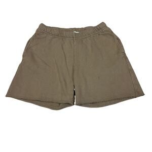Good American Raw Edge Hem Sweat Shorts Women's 2/M